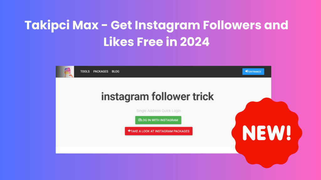 Takipci Max Get Instagram TikTok Followers and Likes Free in 2024 Takipci Max Get Instagram TikTok Followers and Likes Free in 2024
